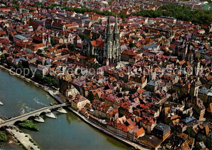 REGENSBURG Bayern Fliegeraufnahme