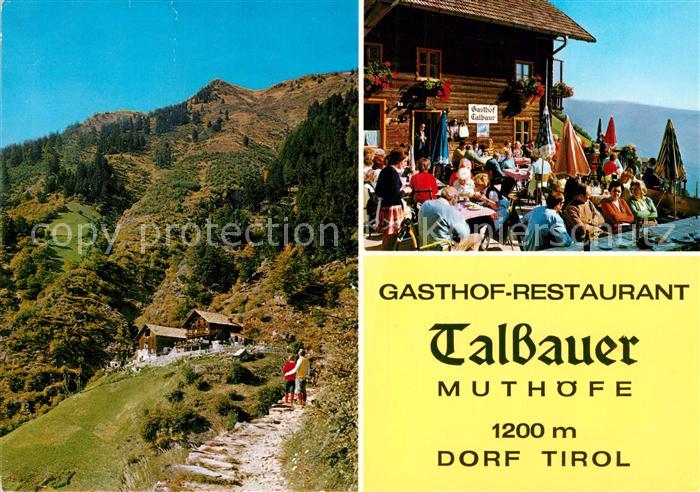 Dorf Tirol Gasthof Restaurant Talbauer Muthoefe