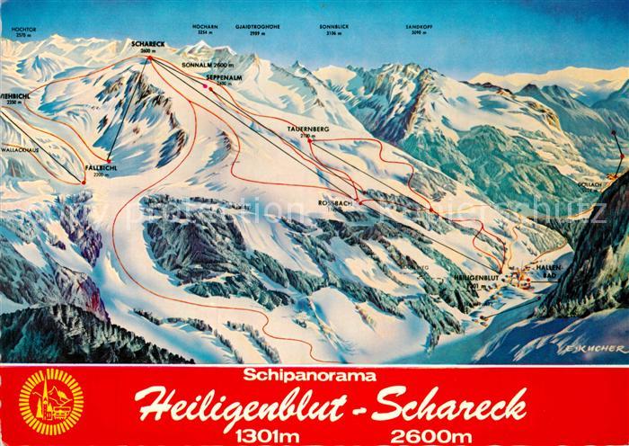 Heiligenblut Kaernten Schareck Pistenplan