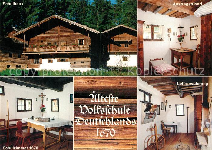 Tittling Museumsdorf Schulhaus Schulzimmer 1670 Lehrerwohnung