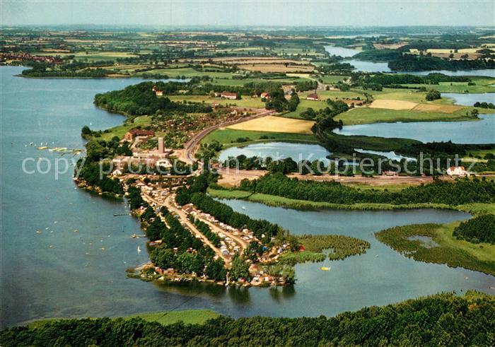 Ploen See Fliegeraufnahme Campingplatz Spitzenort