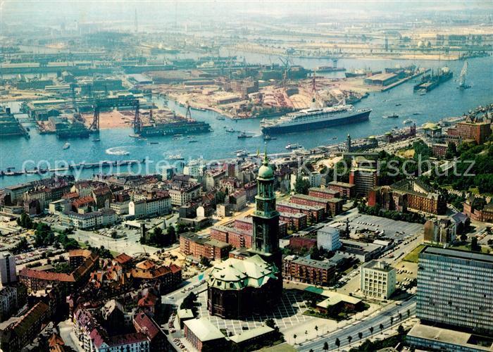 HAMBURG  CITY Fliegeraufnahme