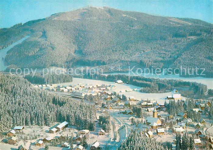 Titisee Hochfirst Winter Fliegeraufnahme