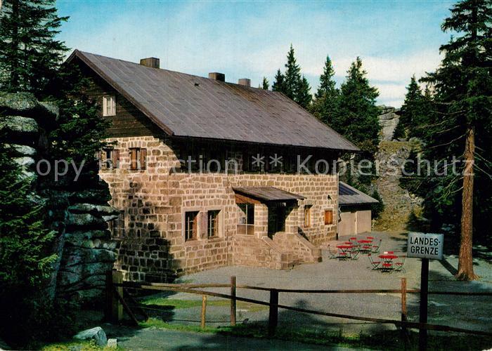 Altreichenau Dreisesselfelsen Unterkunftshaus