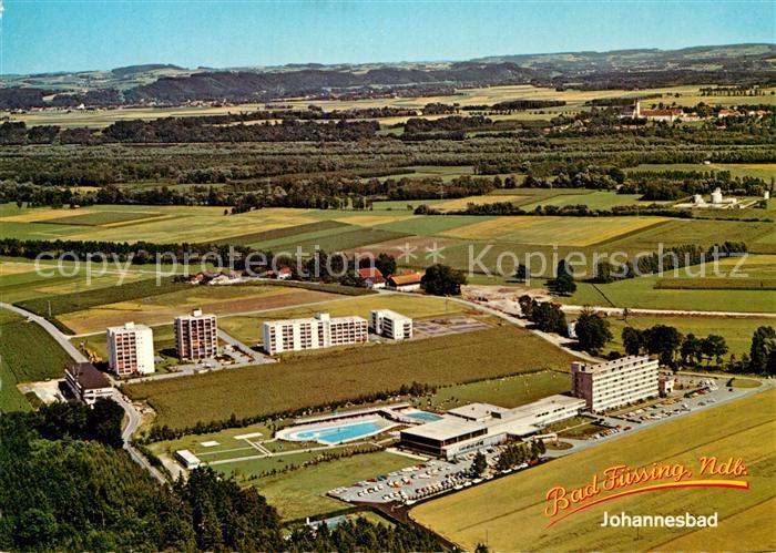 Bad Fuessing Fliegeraufnahme Klinik Johannesbad