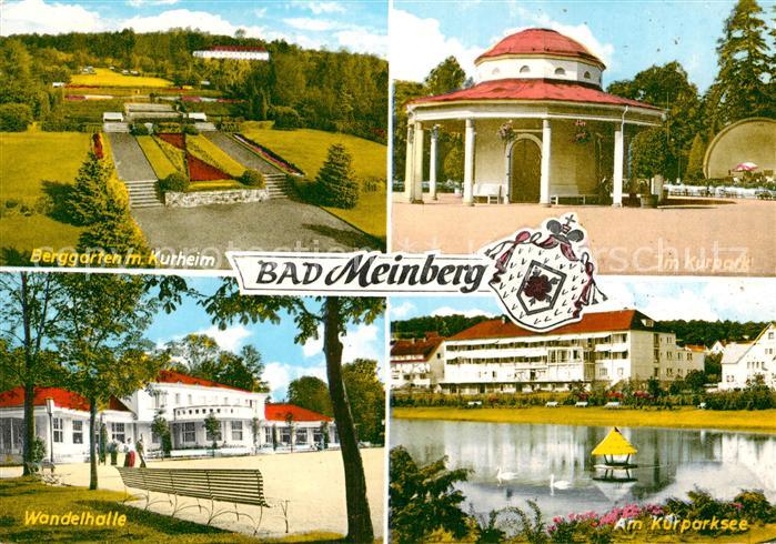 Bad Meinberg Berggarten Kurheim Kurpark Wandelhalle Kurparksee