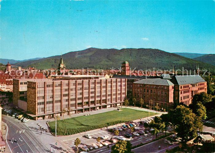 Freiburg Breisgau Fliegeraufnahme Albert Ludwig Universitaet