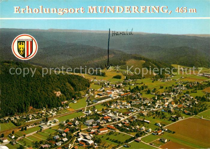 Munderfing Oberoesterreich Fliegeraufnahme