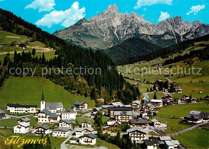 Filzmoos Fliegeraufnahme Bischofsmuetze