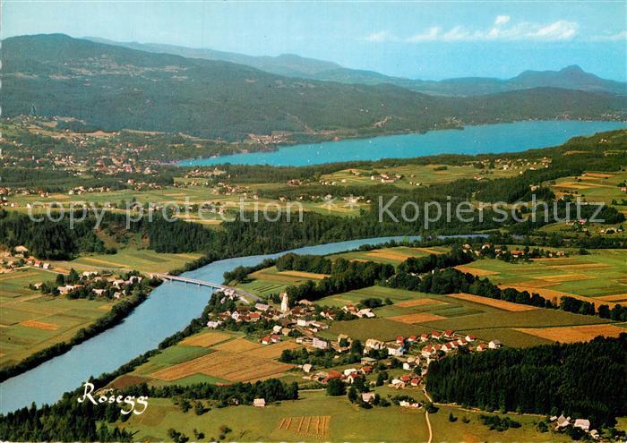 Rosegg Fliegeraufnahme Woerthersee