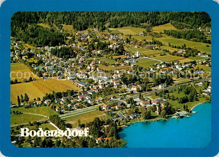 Bodensdorf Ossiacher See Fliegeraufnahme