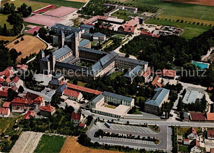 Muensterschwarzach Fliegeraufnahme Benediktiner Abtei