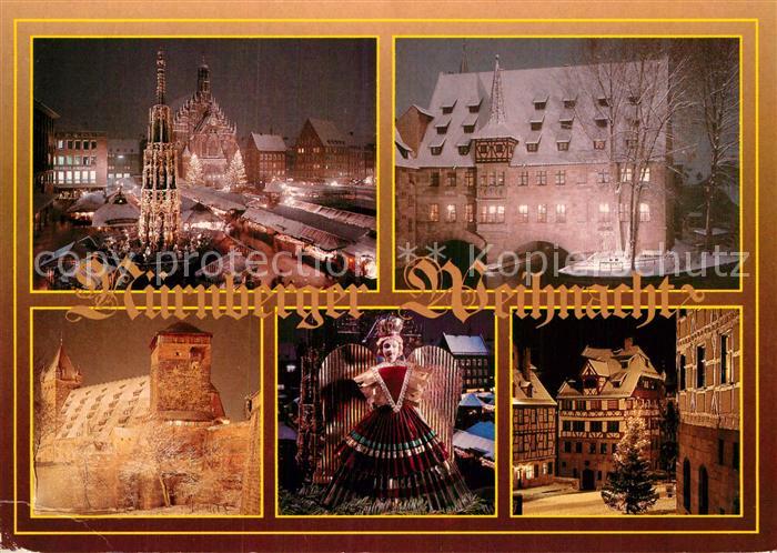 NueRNBERG  CITY Christkindlesmarkt Heilig Geist Spital Burg Duererhaus