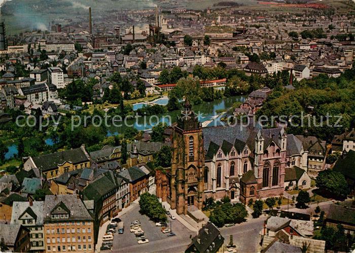 WETZLAR Lahn Hessen Fliegeraufnahme Dom