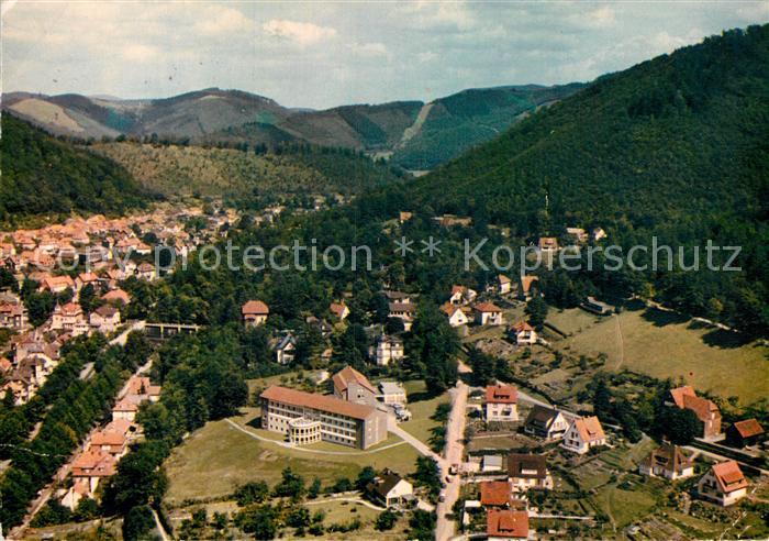 Bad Lauterberg Fliegeraufnahme Kurklinik