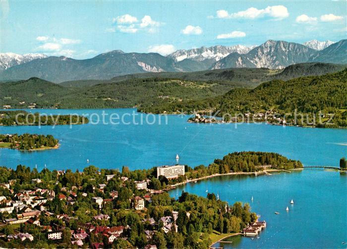 Poertschach Woerthersee Fliegeraufnahme