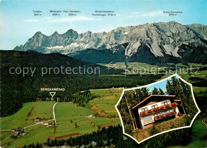 Pichl Ennstal Fliegeraufnahme Haus Bergkamerad Bergkette