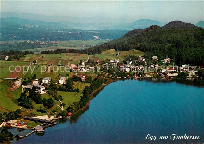 Egg Faakersee Fliegeraufnahme
