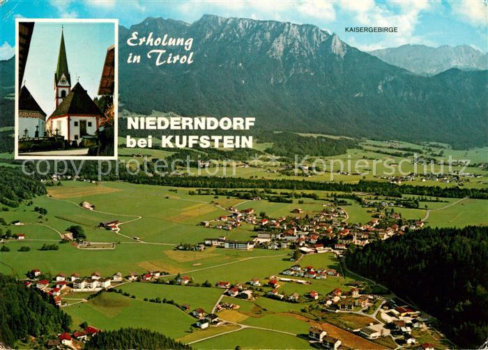 Niederndorf Kufstein Fliegeraufnahme