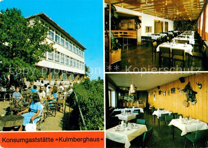 Saalfeld Saale Konsumgaststaette Kulmberghaus