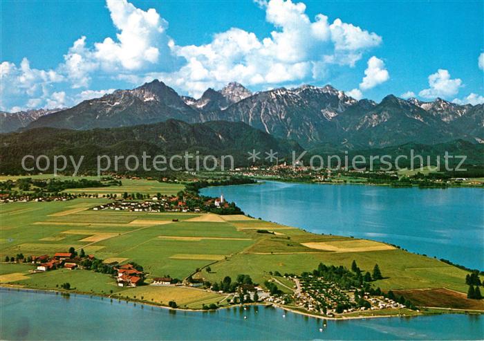 Fuessen Allgaeu Fliegeraufnahme