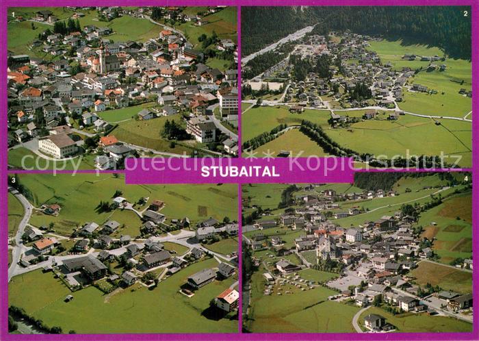 Stubaital Fliegeraufnahme Fulpmes Kampl Neder Neustift