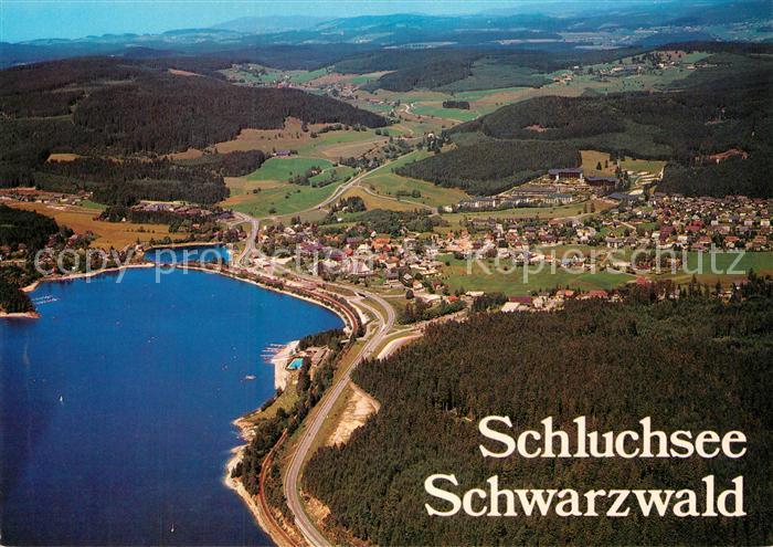Schluchsee Fliegeraufnahme Seepartie