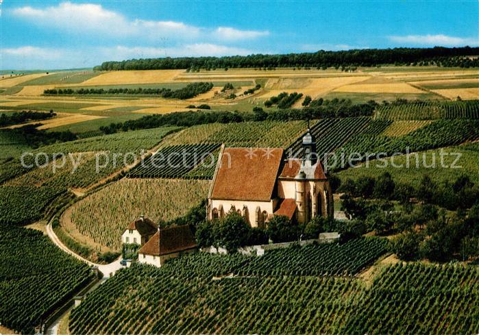 Volkach Kirchberg Wallfahrtskirche Fliegeraufnahme