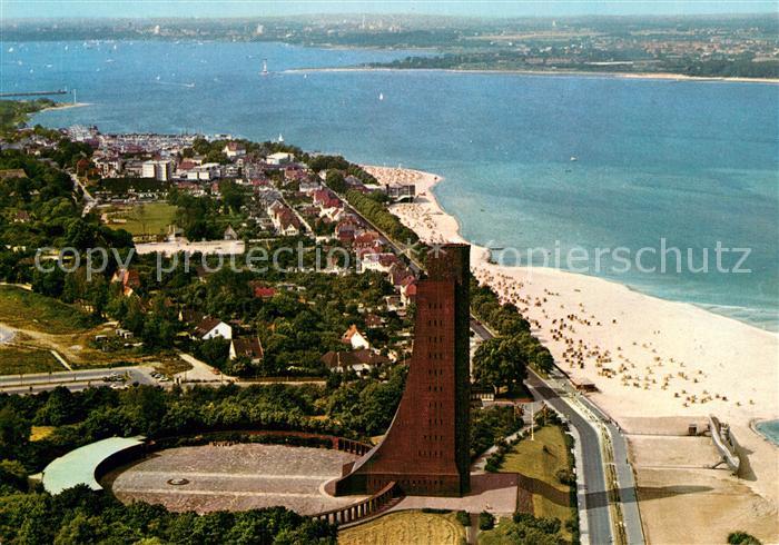 Laboe Fliegeraufnahme Marine-Ehrenmal Strand