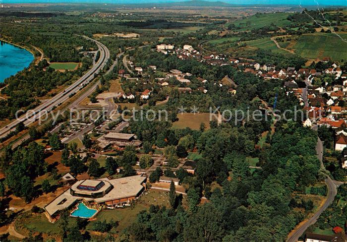 Bad Bellingen Fliegeraufnahme Rhein Thermalbad