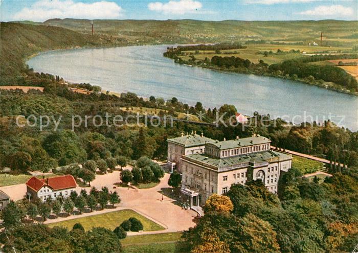 Essen Ruhr Fliegeraufnahme Villa H?gel mit Baldeneysee