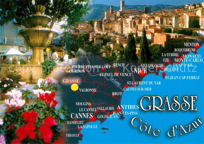 Grasse Alpes Maritimes Lageplan