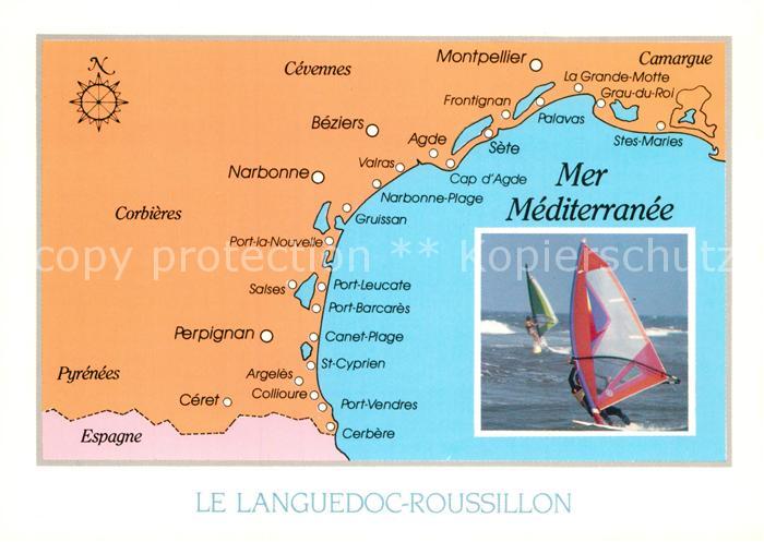 Languedoc-Roussillon Lageplan