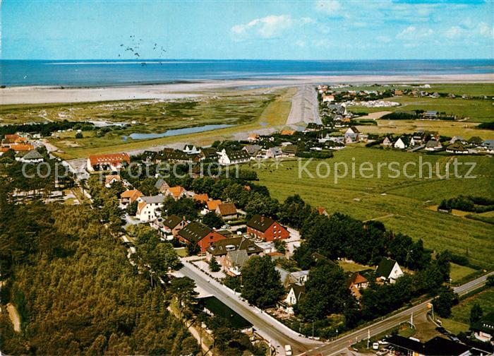 St Peter-Ording Fliegeraufnahme Strandweg Deich Norderdeich
