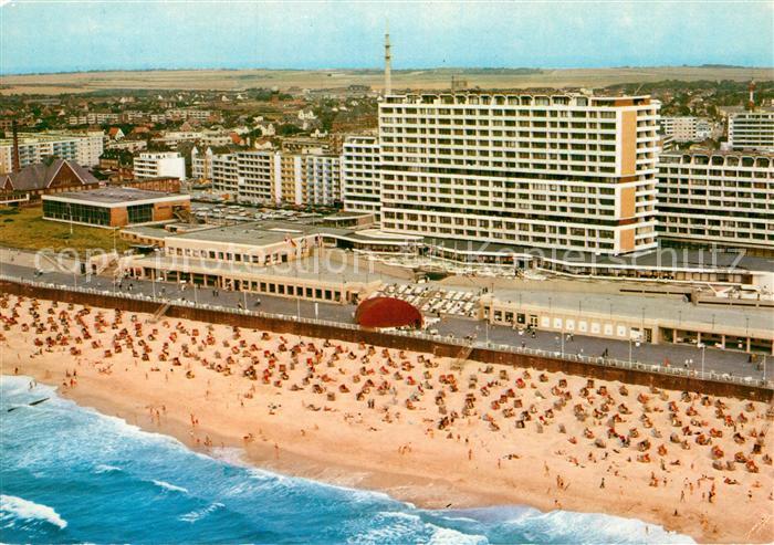 Westerland Sylt Fliegeraufnahme mit Strand