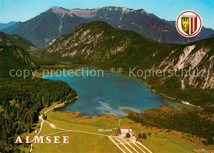 Almsee Fliegeraufnahme bei Gruenau Seehaus