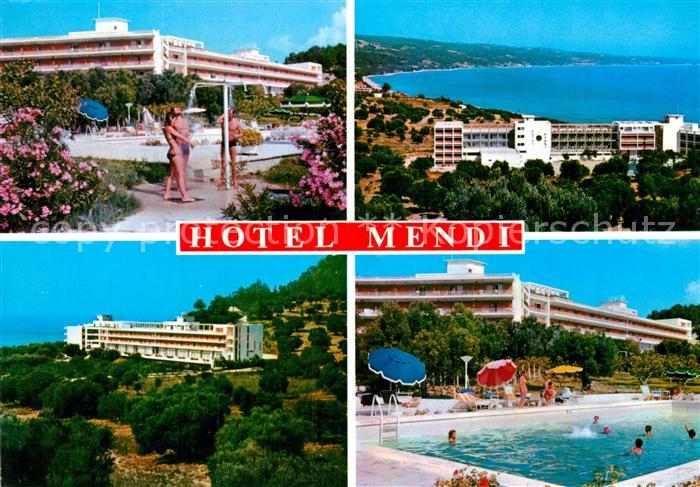 Halkidiki Chalkidiki Hotel Mendi Pool Fliegeraufnahme