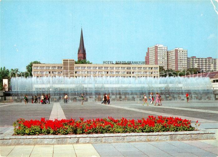 Frankfurt Oder Karl Marx-Strasse Springbrunnen