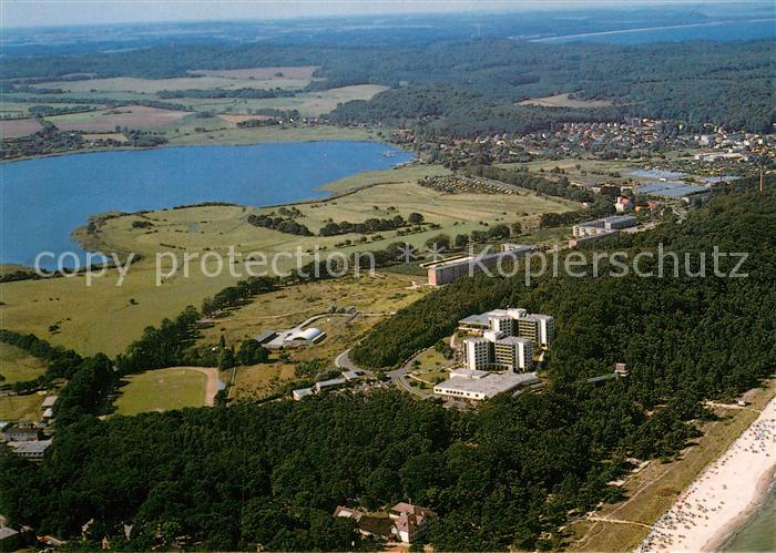 Sellin Ruegen Fliegeraufnahme Cliff-Hotel  mit Strand