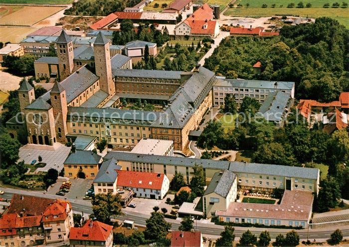 Muensterschwarzach Fliegeraufnahme Benediktiner Abtei