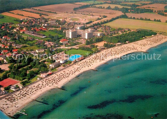 Kellenhusen Ostseebad Fliegeraufnahme mit Strand