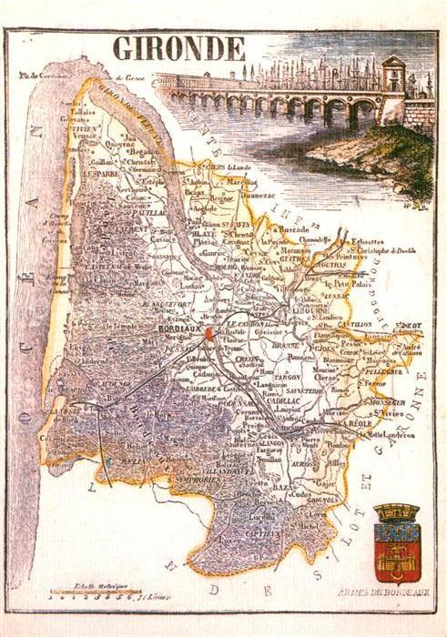 Gironde-sur-Dropt Lageplan