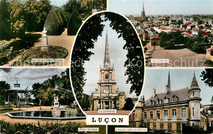 Lucon Jardin Dumaine Eveche Cathedrale