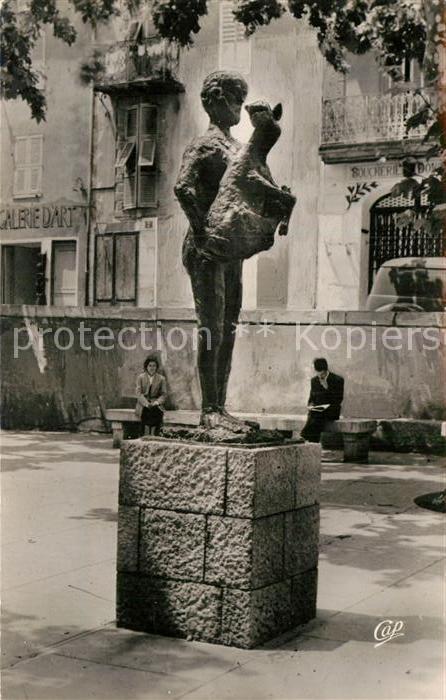 Vallauris Statue de Homme au Mouton