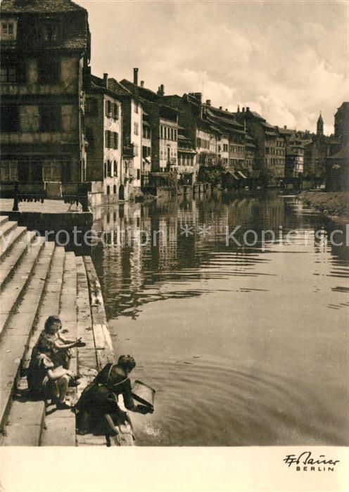 Strassburg Elsass Am Wasserzoll