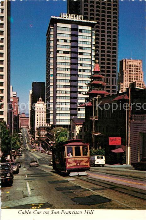 San Francisco California Cable Car California Street