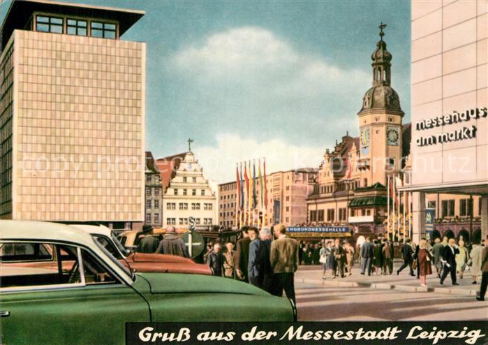 LEIPZIG Sachsen Markt Altes Rathaus Neubauten