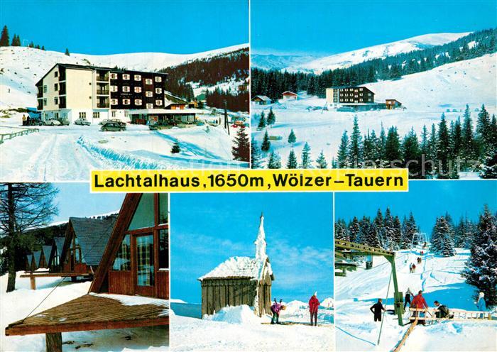 Lachtalhaus Woelzer Tauern Schilifthang Ferienhaeuser