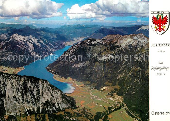 Achensee Fliegeraufnahme Rofangebirge