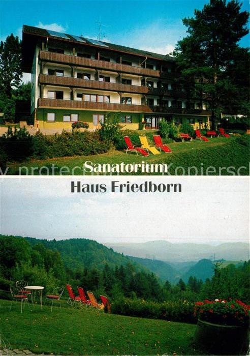 Bad Saeckingen Sanatorium Haus Friedborn